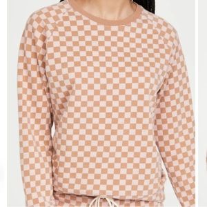 Splits59 Tilda French Terry Checked Sweatshirt S